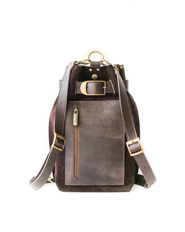 Suede Leather Sling Bag