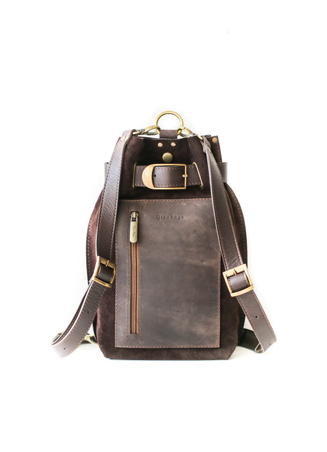 Suede Leather Sling Bag