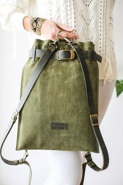 Suede Backpacks