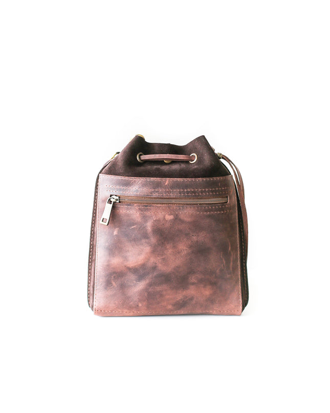 Suede Leather Pouch Bags