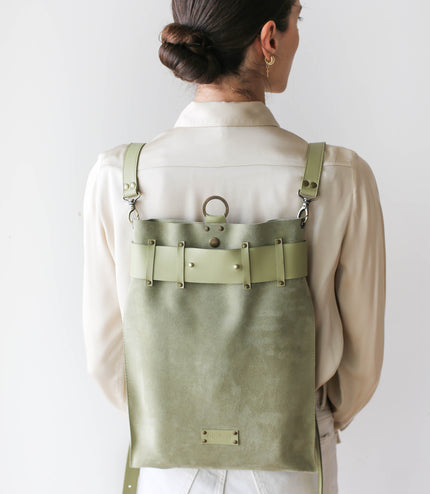 Suede Backpacks
