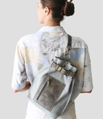 Suede Leather Sling Bag
