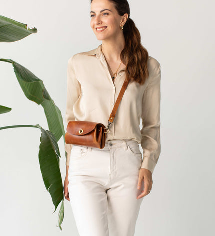 Donatella Mini Leather Purse