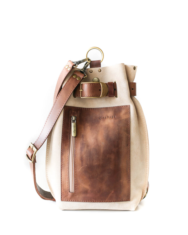 Suede Leather Sling Bag