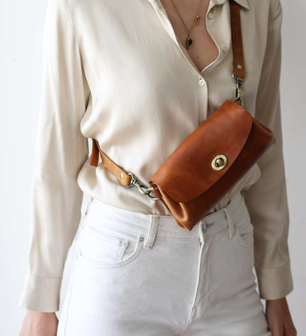Donatella Mini Leather Purse
