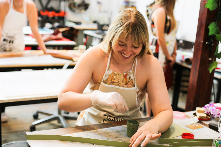 Leather Journal Making Class in Tbilisi