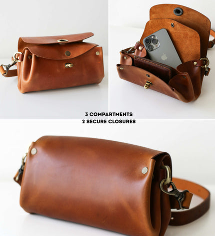 Donatella Mini Leather Purse