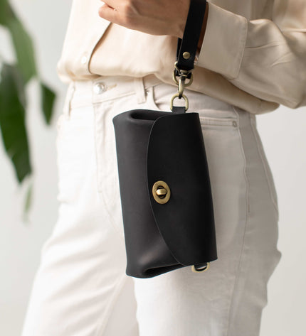 Donatella Mini Leather Purse