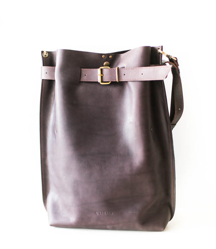 Large Leather Backpack Purse