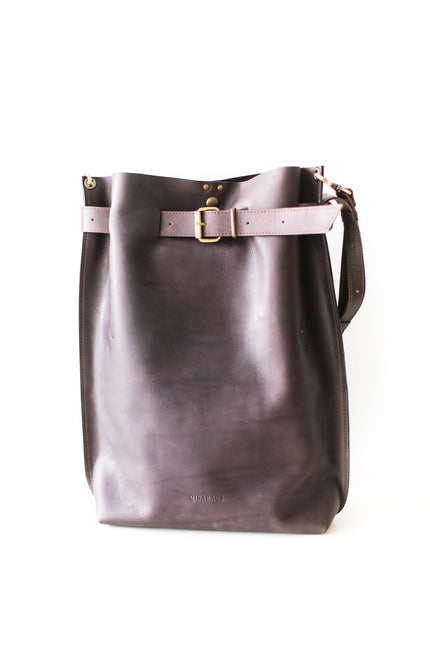 Large Leather Backpack Purse