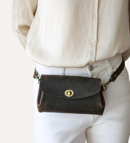 Donatella Mini Leather Purse