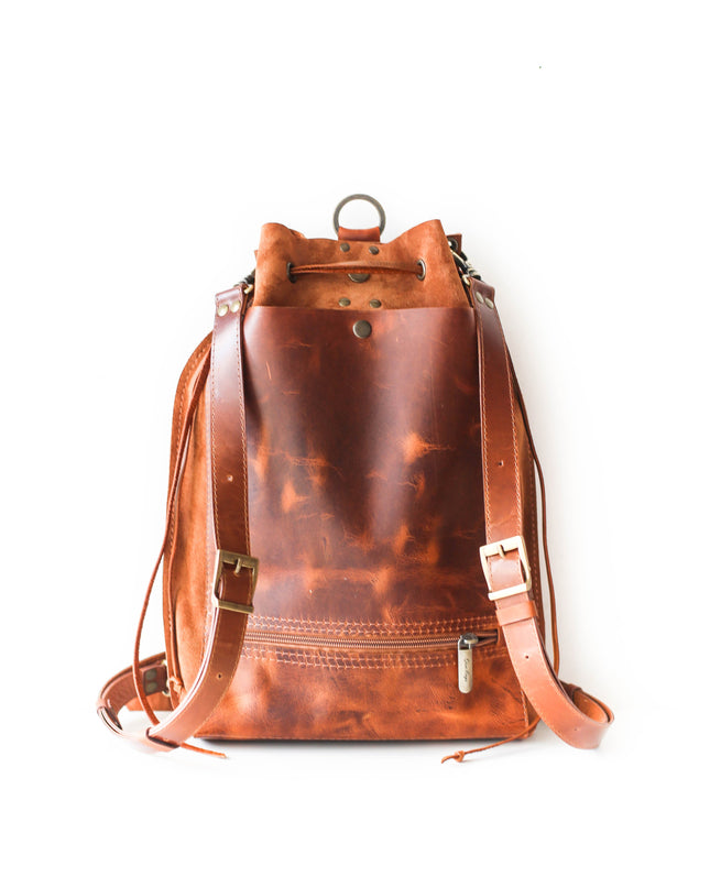 Designer Suede Backpack