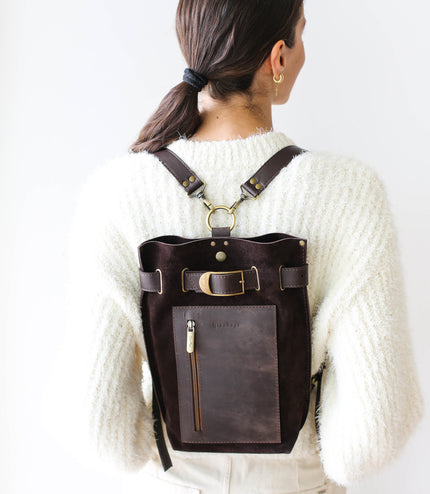 Suede Leather Sling Bag