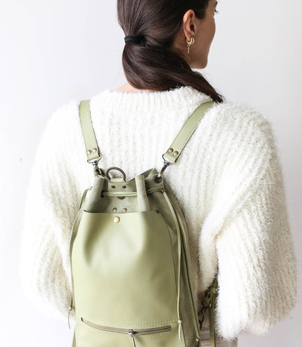 Designer Suede Backpack