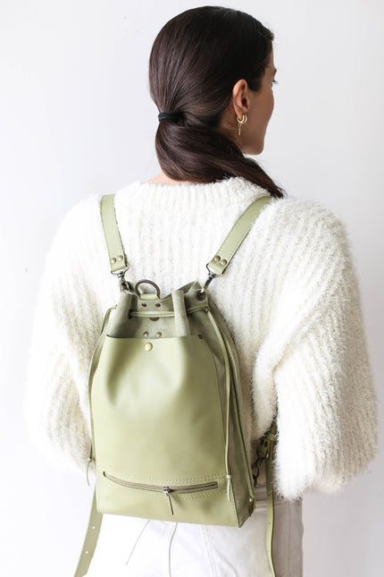 Designer Suede Backpack