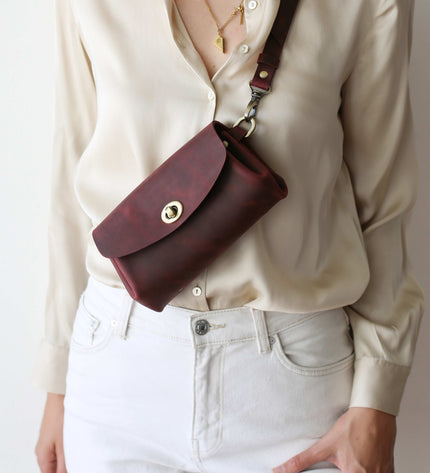 Donatella Mini Leather Purse