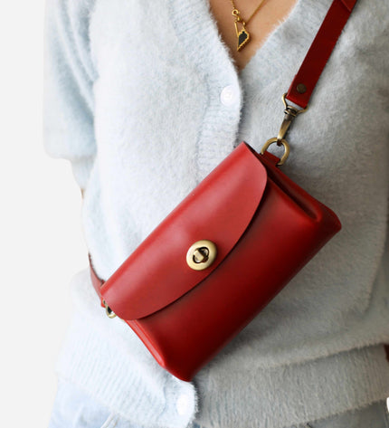 Donatella Mini Leather Purse
