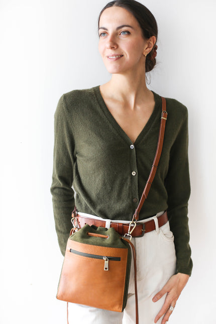 Suede Leather Pouch Bags