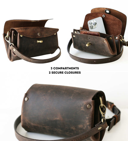 Donatella Mini Leather Purse