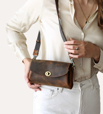 Donatella Mini Leather Purse