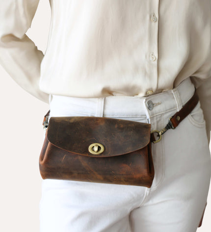 Donatella Mini Leather Purse
