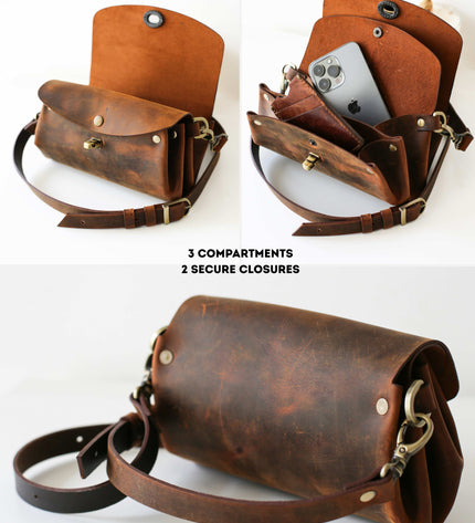 Donatella Mini Leather Purse