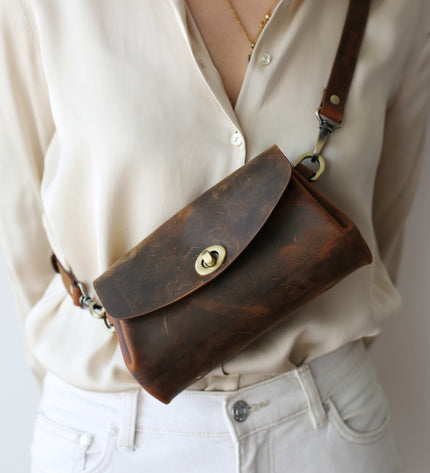 Donatella Mini Leather Purse