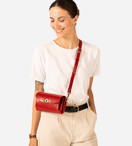 Donatella Mini Leather Purse
