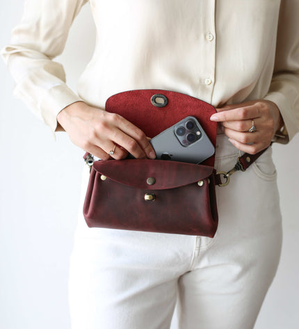 Donatella Mini Leather Purse