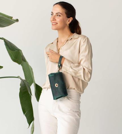Donatella Mini Leather Purse