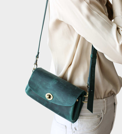 Donatella Mini Leather Purse
