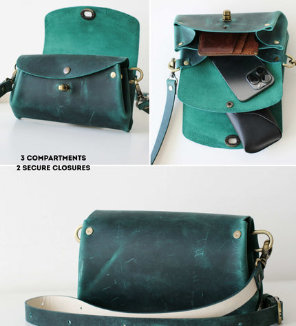Donatella Mini Leather Purse