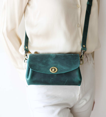 Donatella Mini Leather Purse