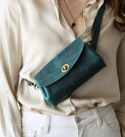 Donatella Mini Leather Purse
