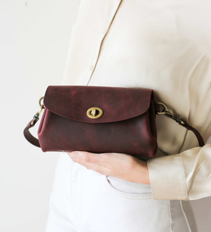 Donatella Mini Leather Purse