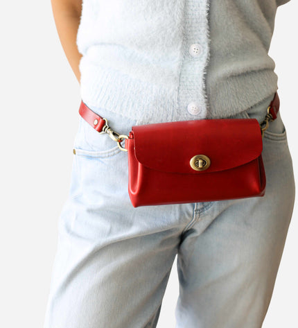 Donatella Mini Leather Purse