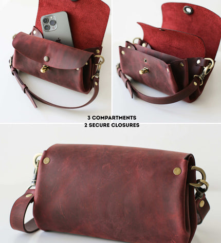 Donatella Mini Leather Purse
