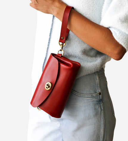 Donatella Mini Leather Purse