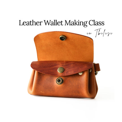 Leather Wallet Making Class in Tbilisi