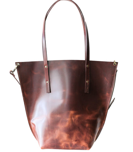 Leather Boat Tote